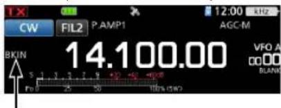 ICOM IC705 - Mode Semi Break-in - 1