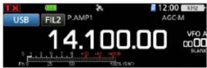 ICOM IC705 - ◇Utilisation des fréquences d'émission et de réception réglées sur VFO A et VFO B - 1