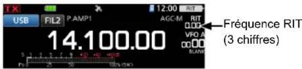 ICOM IC705 - Fonction RIT - 1