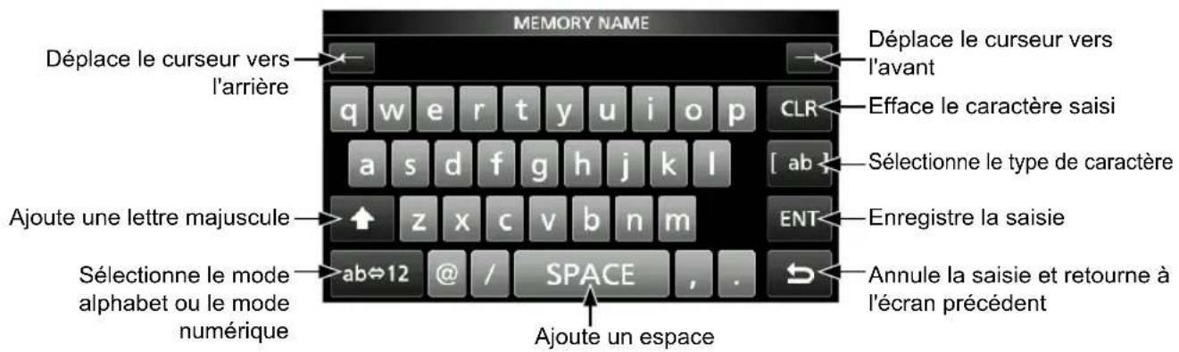 ICOM IC705 - Types de clavier - 5