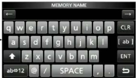 ICOM IC705 - Types de clavier - 3