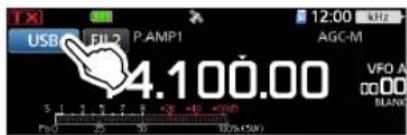 ICOM IC705 - Sélection du mode de fonctionnement - 1