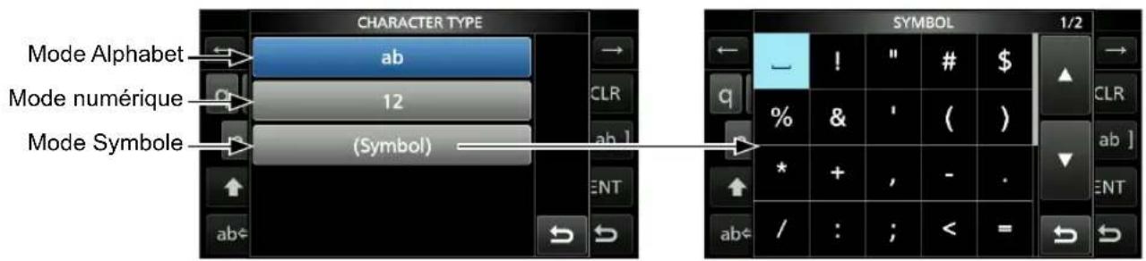 ICOM IC705 - Types de clavier - 6