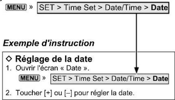 ICOM IC705 - Accès aux modes de réglage et aux écrans de réglage - 1