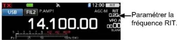 ICOM IC705 - Fonction RIT - 2