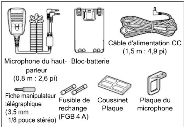 ICOM IC705 - ACCESSOIRES FOURNIS - 1