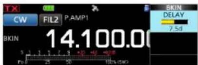 ICOM IC705 - Mode Semi Break-in - 2