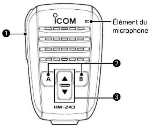 ICOM IC705 - Microphone du haut-parleur - 1