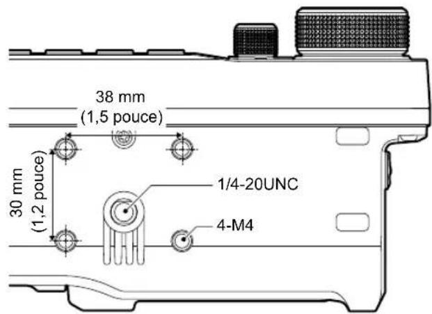 ICOM IC705 - Panneau inférieur - 1
