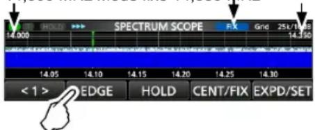 ICOM IC705 - ◇Mode fixe - 1