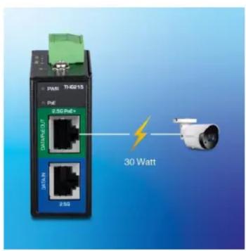 TRENDNET TIIG215 - Injecteur industriel PoE+ 2,5G - 1