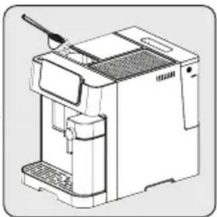 BEKO CaffeExperto CEG 7348 B - Korzystanie z pojemnika na kawe wstepnie zmielona - 2