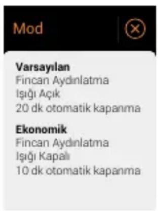 BEKO CaffeExperto CEG 7348 B - Mod Seçimi - 2