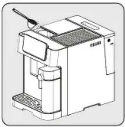 BEKO CaffeExperto CEG 7348 B - Utilizarea recipientului pentru cafea pre-macinata - 2
