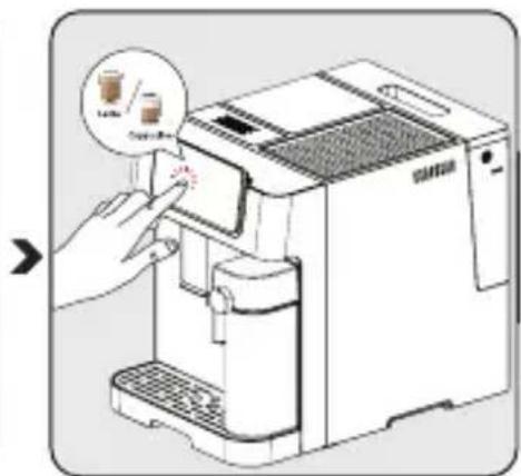 BEKO CaffeExperto CEG 7348 B - Preparing Coffee with Milk - 3