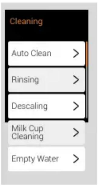 BEKO CaffeExperto CEG 7348 B - Cleaning Functions - 1