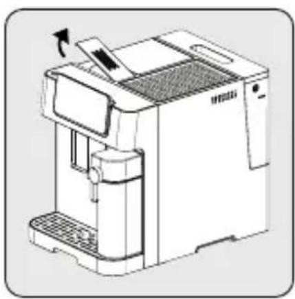 BEKO CaffeExperto CEG 7348 B - Using the pre-ground coffee container - 1