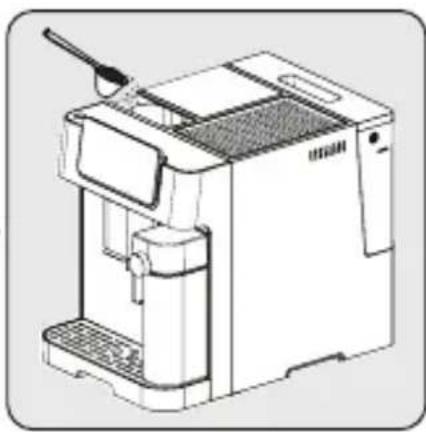 BEKO CaffeExperto CEG 7348 B - Používáni nádoby na preDEM namletou kávu - 2
