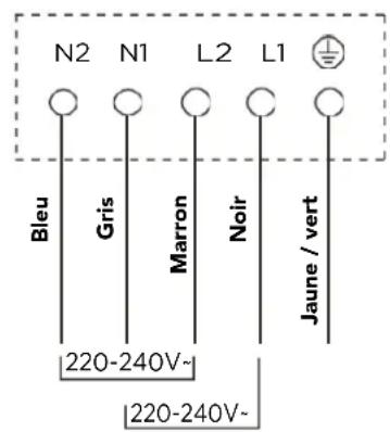 Glem Gas GTI640SL - BRANCHEMENT DE L'APPAREIL À L'ALIMENTATION ÉLECTRIQUE PRINCIPALE - 3
