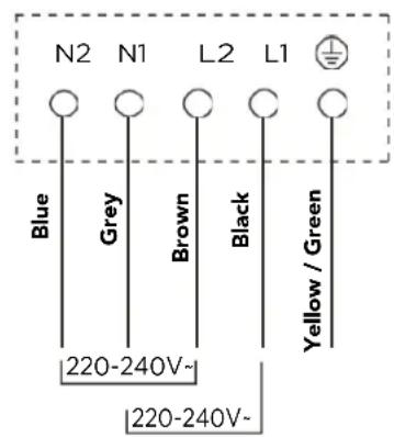 Glem Gas GTI640SL - CONNECTING THE HOB TO THE MAINS POWER SUPPLY - 3