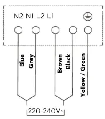 Glem Gas GTI640SL - CONNECTING THE HOB TO THE MAINS POWER SUPPLY - 1