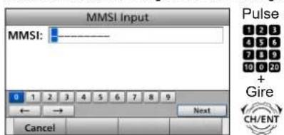 ICOM GM600 - ■Introduccion del numero MMSI - 2