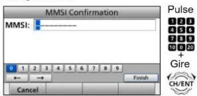 ICOM GM600 - ■Introduccion del numero MMSI - 4