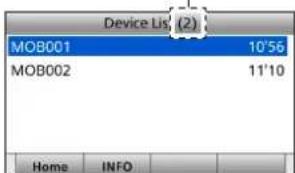 ICOM GM600 - Elenco dispositivi - 1