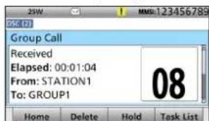 ICOM GM600 - Attivazione del compito DSC in attesa - 2