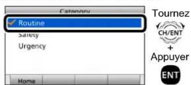 ICOM GM600 - ■Emission d'un appel Individuel - 5