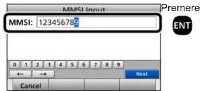 ICOM GM600 - ■Inserimento del codice MMSI - 3