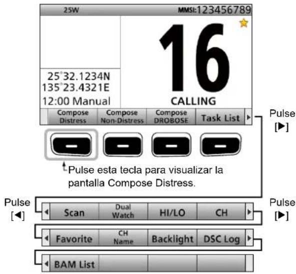 ICOM GM600 - Como selectionar la referencia de la Tecla de Software - 1