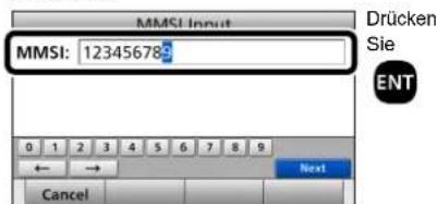 ICOM GM600 - EingebendesMMSI-Codes - 4