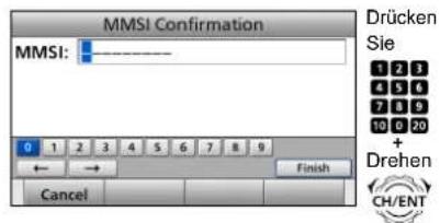 ICOM GM600 - EingebendesMMSI-Codes - 5