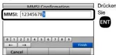 ICOM GM600 - EingebendesMMSI-Codes - 6