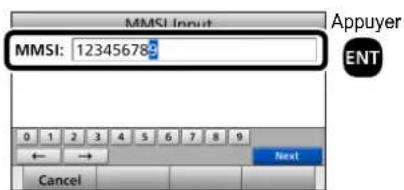 ICOM GM600 - Saisie du code MMSI - 3