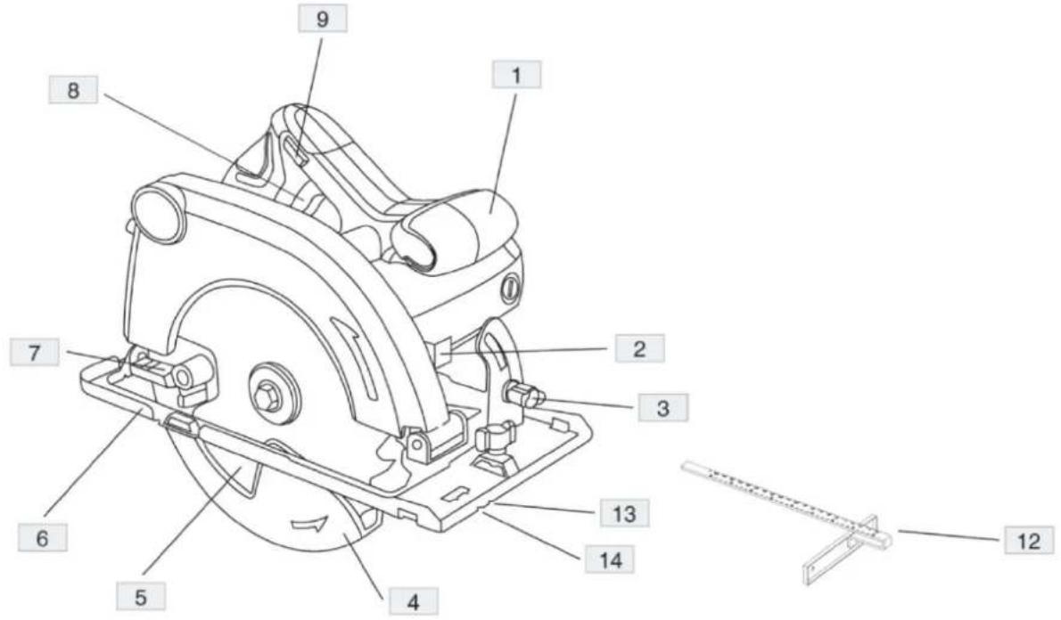 MSW SAW1300 - Laitteen kuvaus - 1
