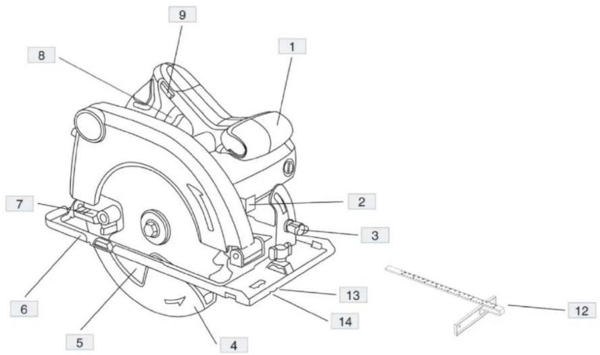 MSW SAW1300 - Descrição do disposítivo - 1
