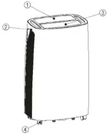 Toyotomi TD2420 - BESCHREIBUNG TEILE - 1