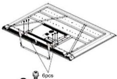 HAIER H85M80FUX - ATTACHING THE STAND - 2