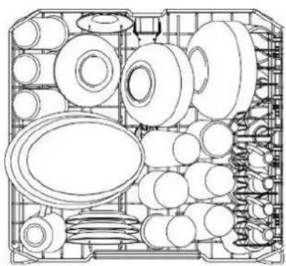DE DIETRICH DV132 JL - CHARGEMENT DU PANIER SUPÉRIEUR - 2