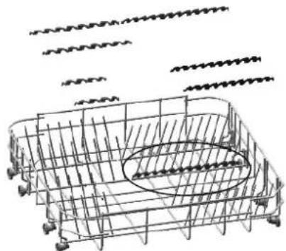 DE DIETRICH DV132 JL - INSERTICESTO INFERIORE - 1