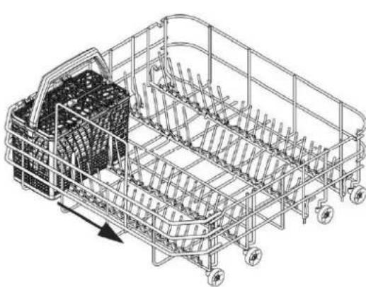 DE DIETRICH DV132 JL - CESTINO PORTA POSATE - 2