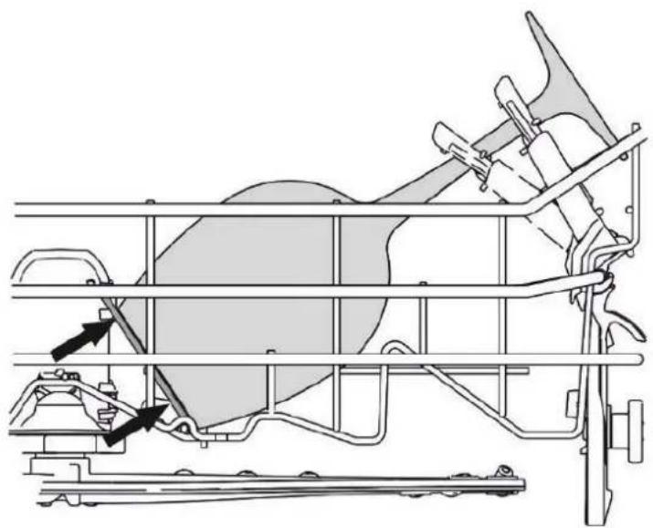 DE DIETRICH DV132 JL - Supporti ribaltabili - 2