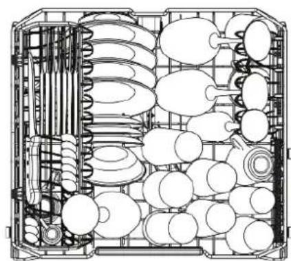 DE DIETRICH DV132 JL - CARICAMENTO DEL CESTELLO SUPERIORE - 1