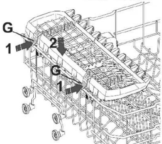 DE DIETRICH DV132 JL - Vassoio porta posate - 3
