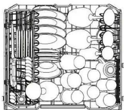 DE DIETRICH DV132 JL - EXAMPLES DE CHARGEMENT POUR SALE INTENSIF - 2