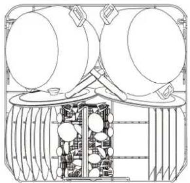 DE DIETRICH DV132 JL - CHARGEMENT DU PANIER INFÉRIEUR - 2