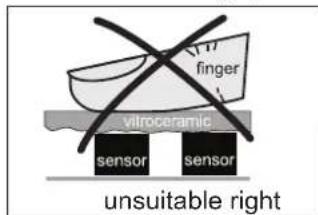 Fors IKT 604 S - What must be observed when operating sensor fi elds? - 1