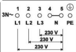 Fors IKT 604 S - Electrical connections: 6-pole connection - 4